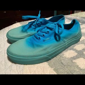 Vans authentic blue ombré shoes